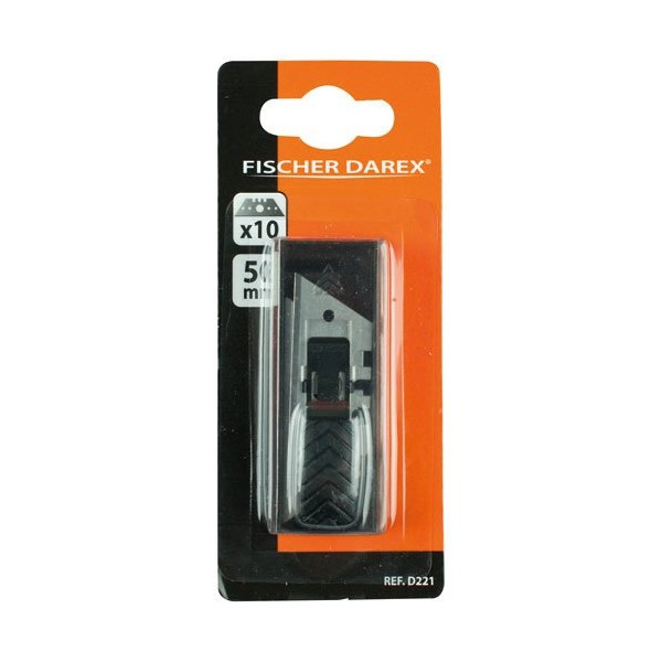 FISCHER DAREX - Lame trapèze 50mm x10 blister