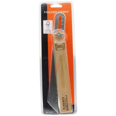 FAUSSE EQUERRE BOIS 25CM SC