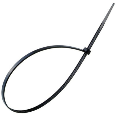 COLLIER 280X3.5MM NOIR. 100 SC (Vendu par 1)