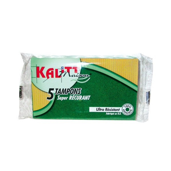 KALITT MAISON - Lot de 5 éponges