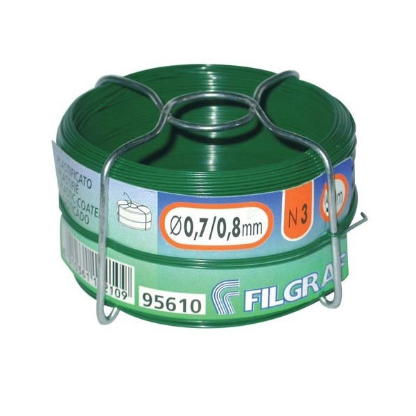 FILGRAF - Fil plastifié vert Filgraf 3 bobine 50m