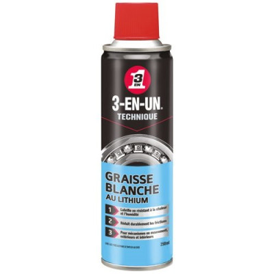 GRAISSE BLANCHE LITHIUM 3 EN1 BBE250ML (Vendu par 1)
