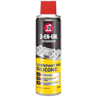 LUBRIFIANT AU SILICONE 3 EN 1 BBE250ML (Vendu par 1)
