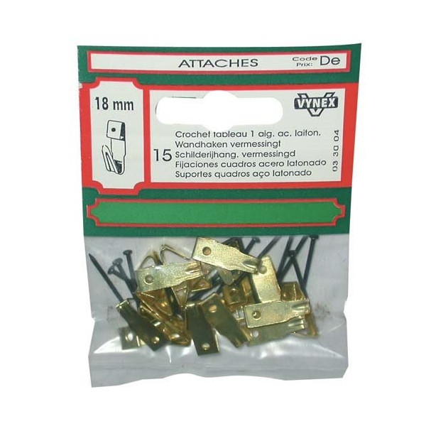 VYNEX - Crochet tableau lait.18-21-30 bl