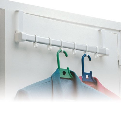 PATERE P/PORTE 6 CROCHETS BLANC  6181 (Vendu par 1)