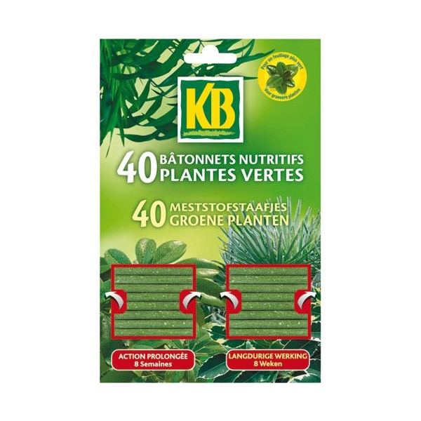 KB - Bâtonnets plantes vertes kb x40 bpv /nca