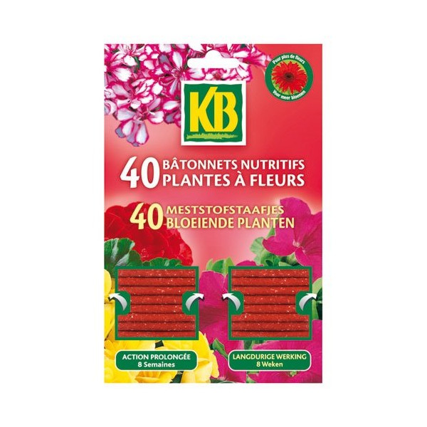 KB - Bâtonnets plantes fleurs kb x40 bpf /nca