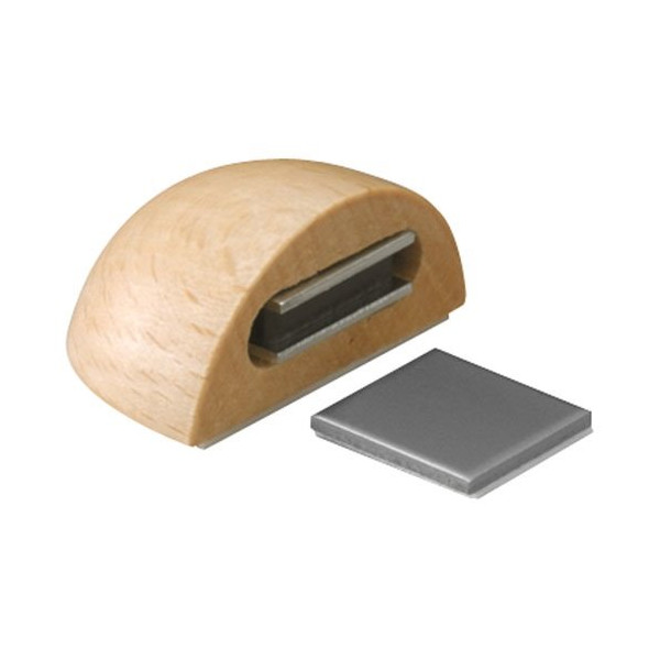 INOFIX - Butée de porte/ arrêt magnétique adhésif imitation bois
