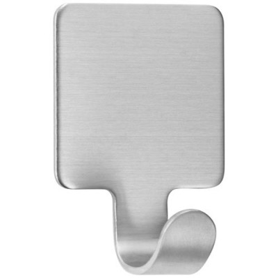 CROCHET ADHESIF CARRE METAL BROSSE BL1