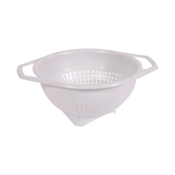 EDA - Passoire plastique 2.5L à pied blanc cérusé