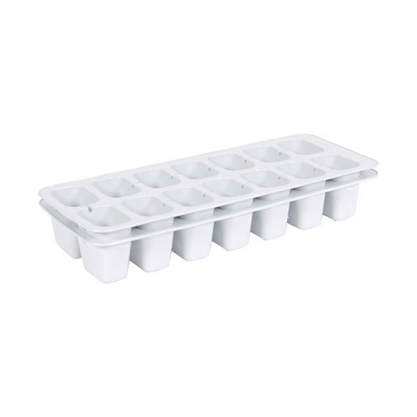 EDA - Bac à glaçons x2 blanc cérusé