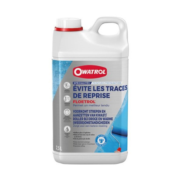 OWATROL - Additif pour peintures émulsionnées - Floetrol - 2,5 L