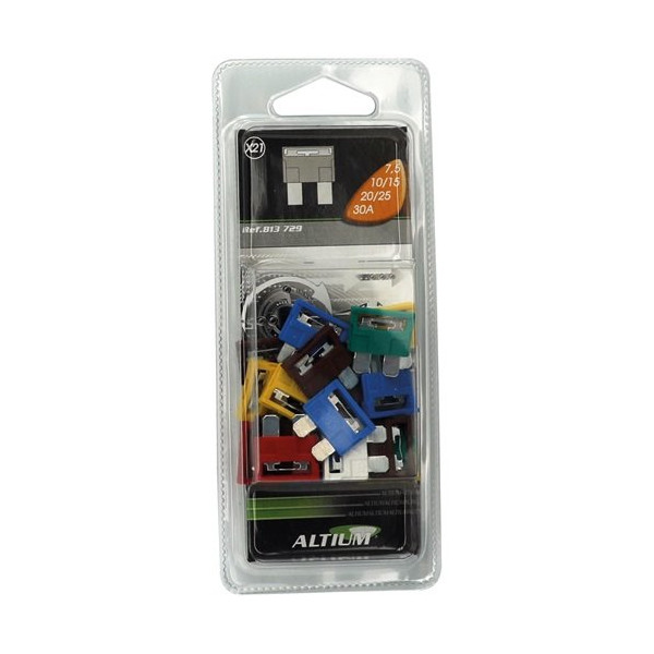 ALTIUM - Assortiment de 21 fusibles auto enfichables