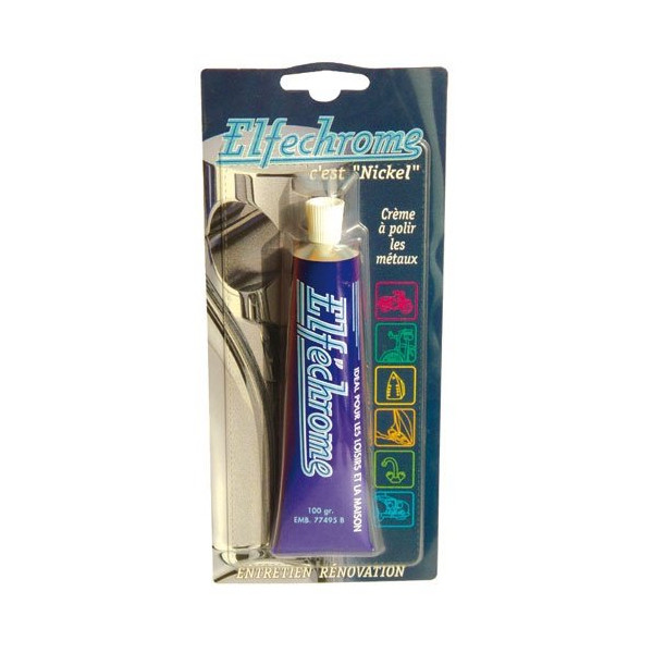 ELFECHROME - Elfechrome crème à polir métaux tube 100g
