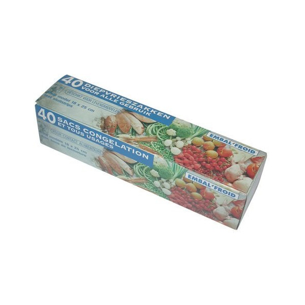 SCHWEITZER - Sac congèlation 18x25 pm x40 pmcg40111