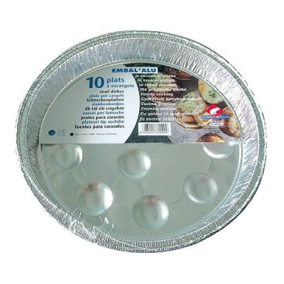 PLATS A ESCARGOTS ALU X10  ESCBQ10009 (Vendu par 1)