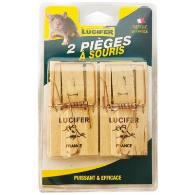 TAPETTE A SOURIS X2 BLISTER  LUCIFER (Vendu par 1)