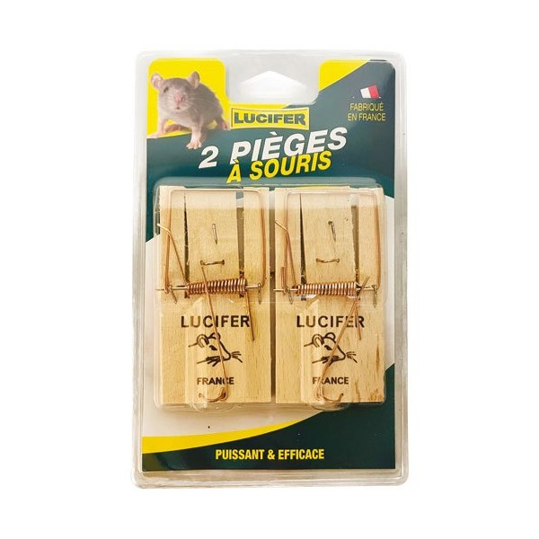 LUCIFER - Tapette à souris x2 blister lucifer