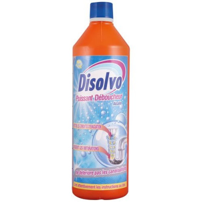 DEBOUCHEUR PUISSANT ALCALIN 1L DISOLVO (Vendu par 1)