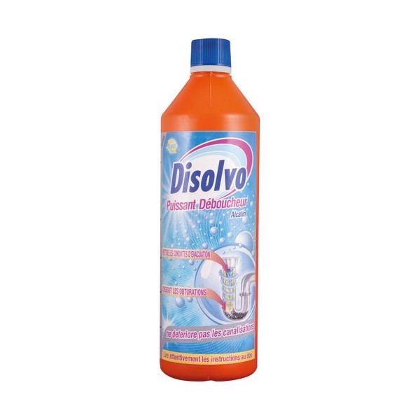 DISOLVO - Déboucheur puissant alcalain 1 L