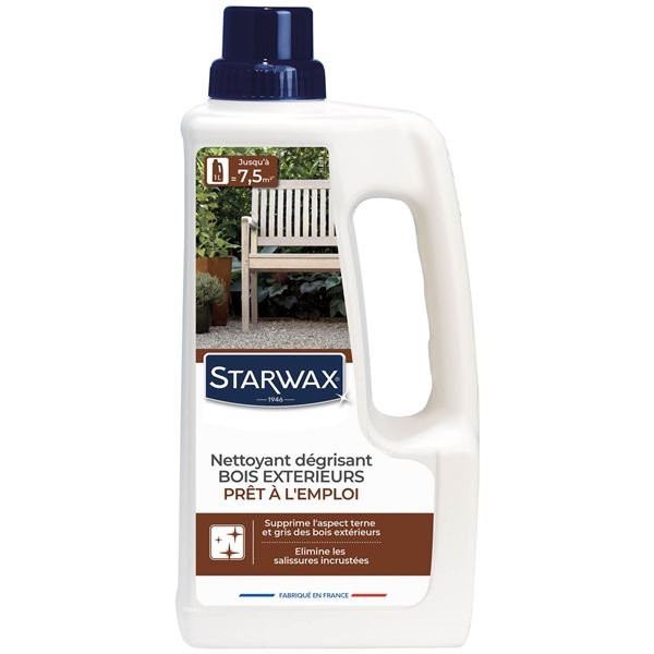 STARWAX - Nettoyant dégisant teck bois exot.1l