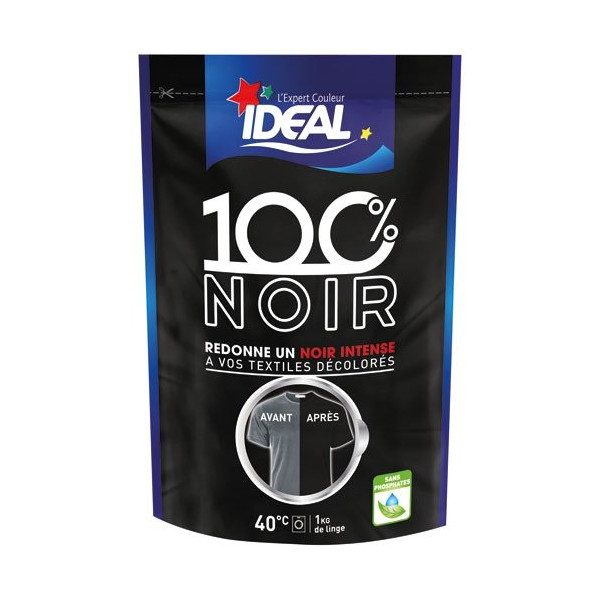 IDEAL - Teinture Idéal 100% prêt à l'emploi 400g noir