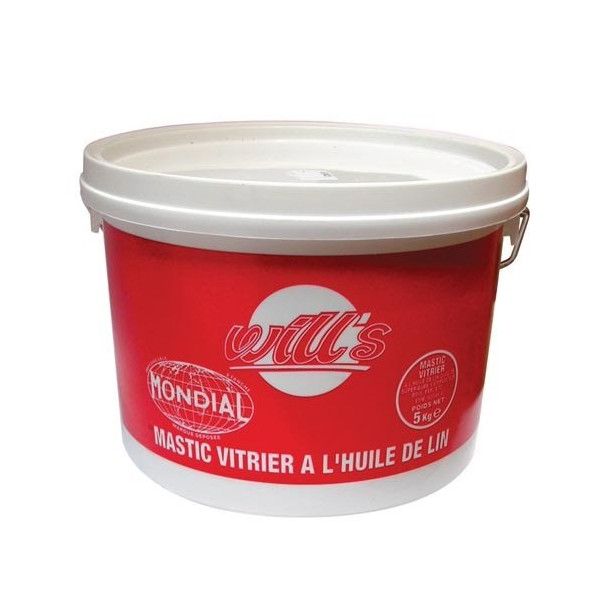 WILL'S - Mastic vitrier mondial seau 10kg