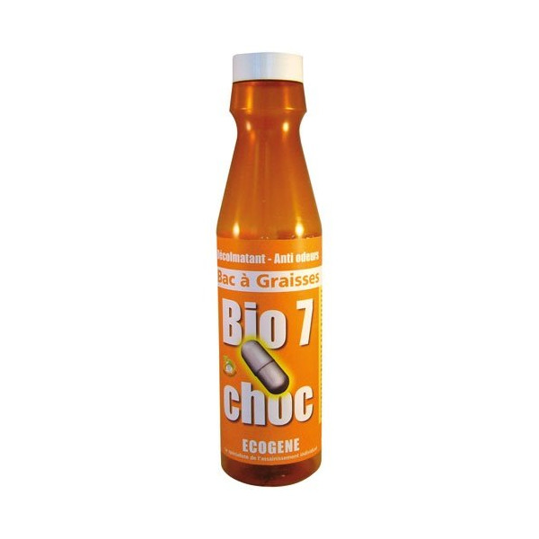 ECOGENE - Bio7 décolmatant anti odeurs pour bacs à graisses 375 g