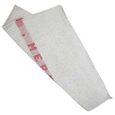 SERPILLIERE BLANCHE GAUFREE60X100MEREV (Vendu par 1)