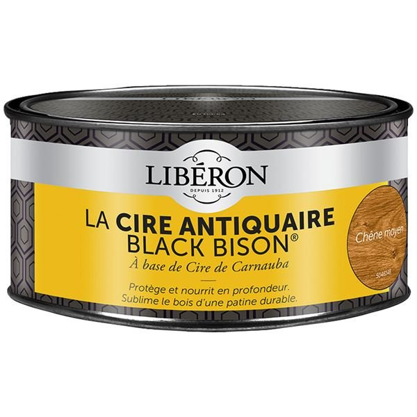 LIBERON - Cire Black bison 500cc chêne moyen
