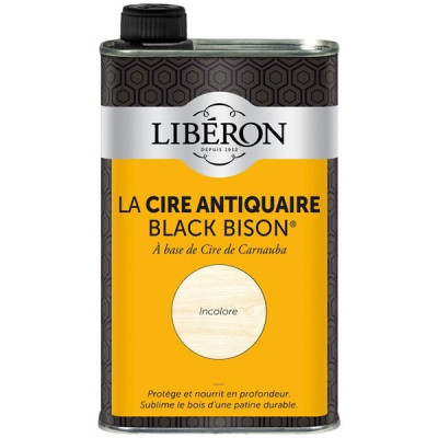 CIRE BLACK BISON 0.5L LIB INCOLORE (Vendu par 1)