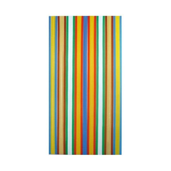 MOREL - Rideau de porte Antilles en polyéthylène - 90x220 cm - multicolore