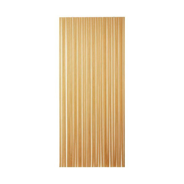 MOREL - Rideau de porte Tahiti PVC 90x220 cm - brun, beige