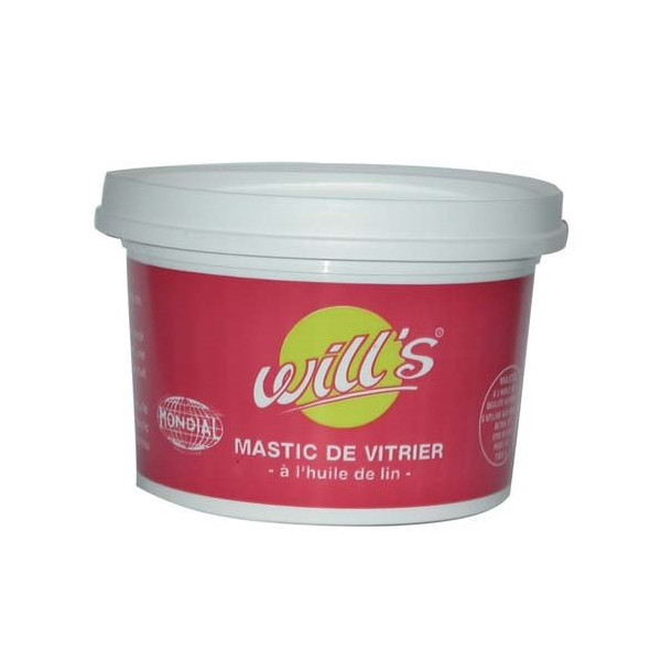 WILL'S - Mastic vitrier mondial pot 1kg