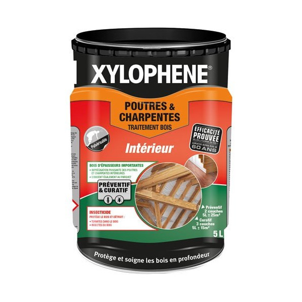 XYLOPHENE - Xylophène poutre charpente 5l 25ans B