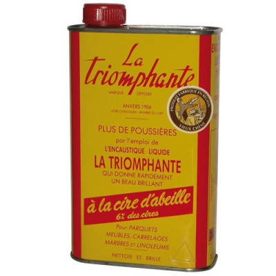 CIRE LIQ.LA TRIOMPHANTE 1/2L CLAIRE (Vendu par 1)