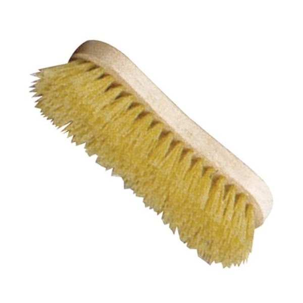 DOMERGUE - Brosse violon à laver bois brut polypro jaune 3236