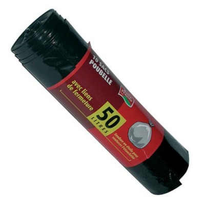 SAC POUBELLE BELLE FRANCE 10SACS 50L (Vendu par 1)