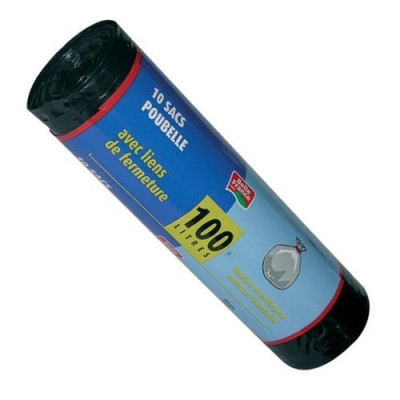 SAC POUBELLE BELLE FRANCE 10SACS 100L (Vendu par 1)