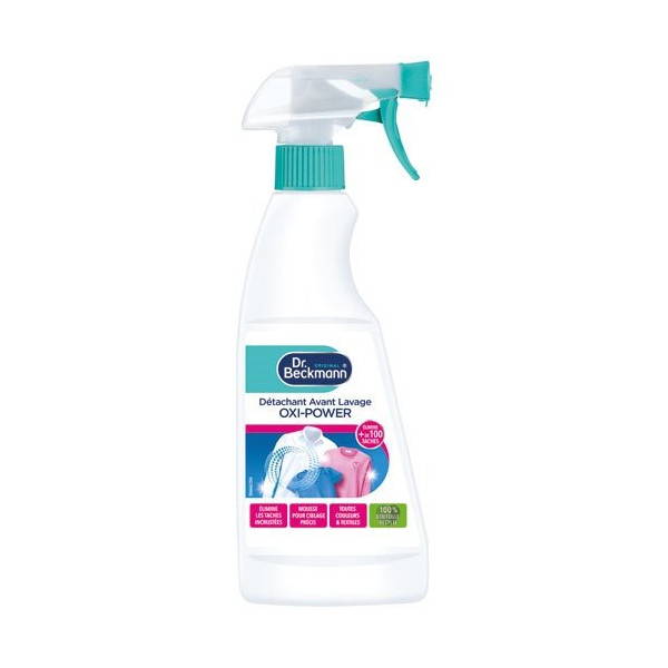 DR BECKMANN - Spray détachant avant lavage bio pistolet 500ml 25% gratuit