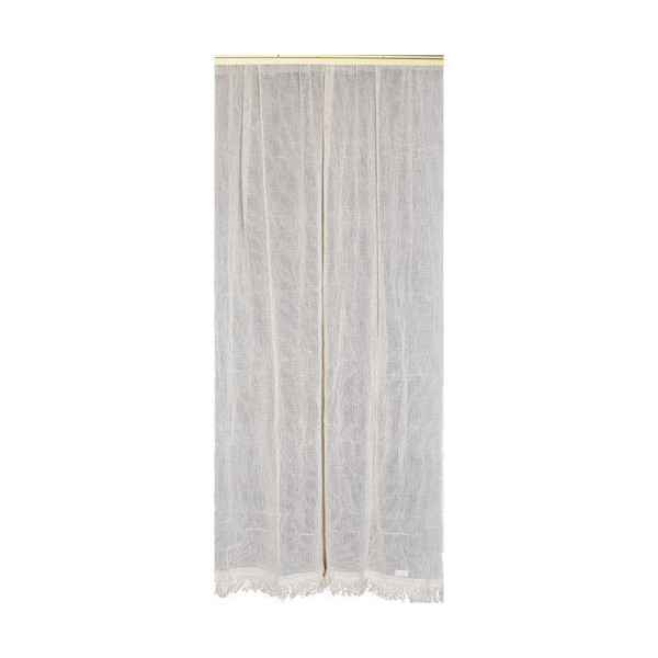 MOREL - Moustiquaire Avignon coton fibres naturelles 140x225 cm - écru