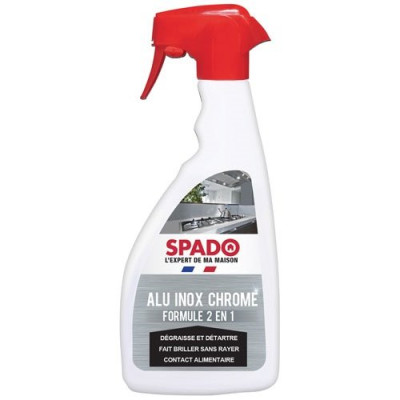 SPADO NETTOYANT ALU INOX CHROME 500ML (Vendu par 1)