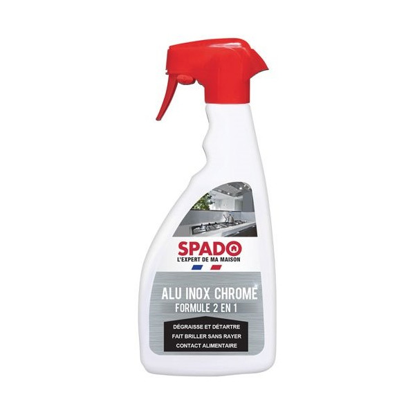 SPADO - Spado nettoyant alu inox chrome 500ml