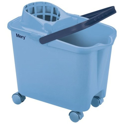 SEAU RECT. AVEC ROULETTES 14L ESSOREUR