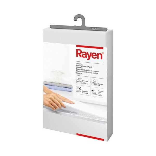 RAYEN - Molleton de repassage 130x40cm découpable