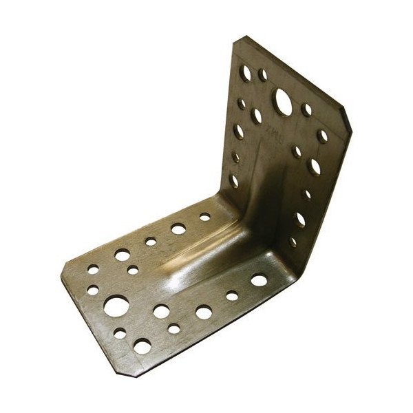 AFBAT - Équerre d'assemblage renforcée  70x70x55x2.5 zinguée