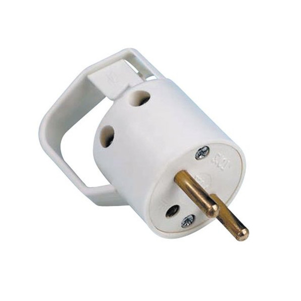 HBF - Fiche mâle anneau 16amp blanc vrac