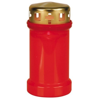 Veilleuse d'extérieur rouge hauteur 130mm