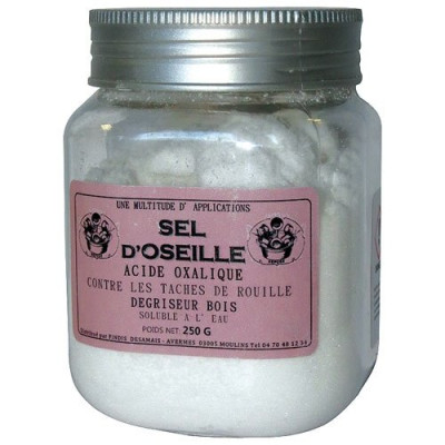 ACIDE OXALIQUE SEL D'OSEILLE 250G (Vendu par 1)