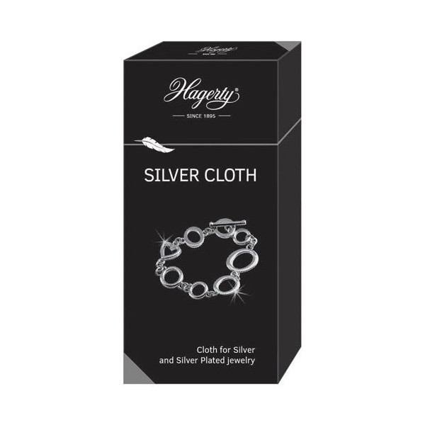 HAGERTY - Chamoisine pour entretien bijoux en argent